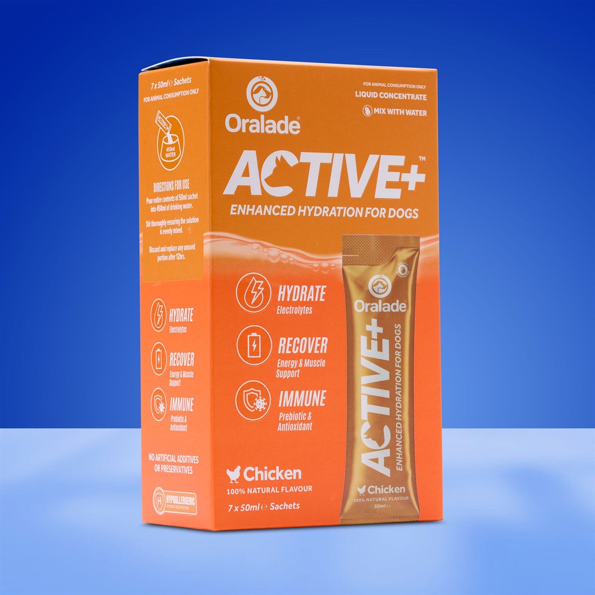 Oralade Active+ Chicken liquid concentrate 7 x 50 ml