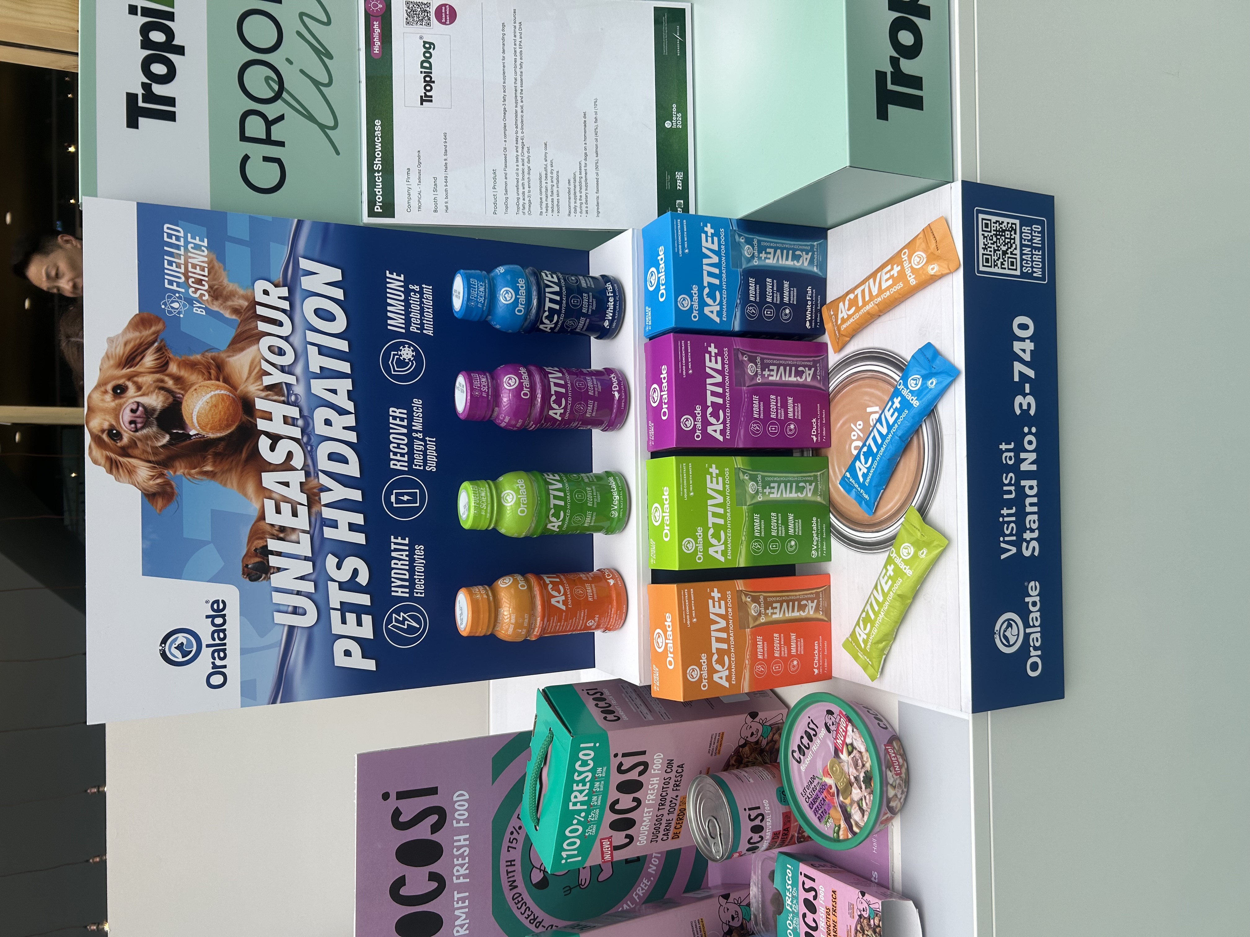 Oralade stand display at Interzoo 2026 — Unleash Your Pet's Hydration